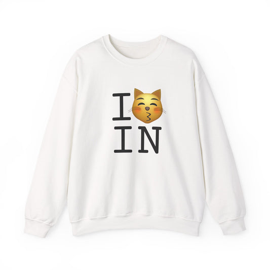 "I'm a Kissing Cat toward Indiana" Sweatshirt