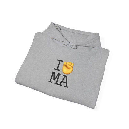 "I Raise my Fist with Massachusetts" Hoodie