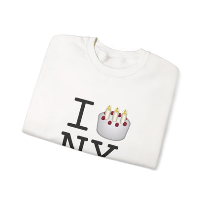"I Birthday Cake New York" Sweatshirt