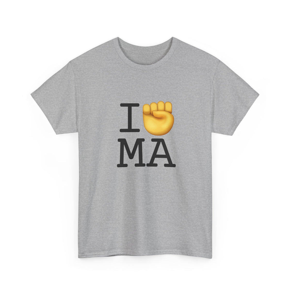 "I Raise my Fist with Massachusetts" Tee