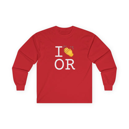 "I Applaud Oregon" Long Sleeve Shirt