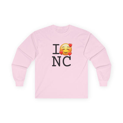 "I Adore North Carolina" Long Sleeve Shirt