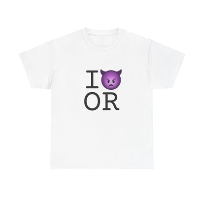 "I'm an Angry Devil about Oregon" Tee