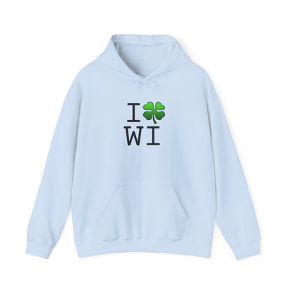 "I'm Lucky (Clover) in Wisconsin" Hoodie