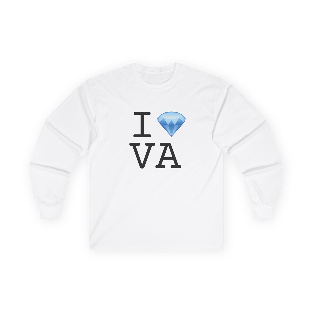 "I Diamond Virginia" Long Sleeve Shirt