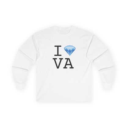 "I Diamond Virginia" Long Sleeve Shirt