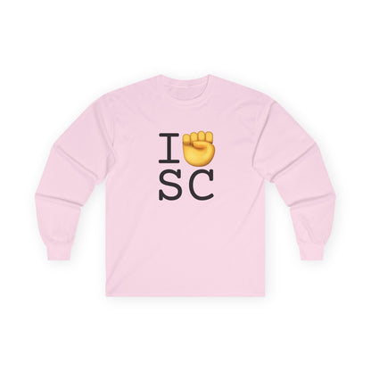 "I Raise my Fist with South Carolina" Long Sleeve Shirt