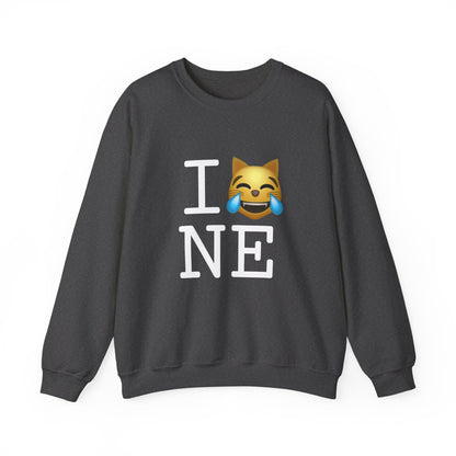 "I'm Laughing like a Cat at Nebraska" Sweatshirt