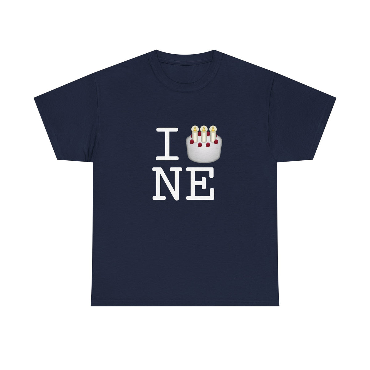 "I Birthday Cake Nebraska" Tee