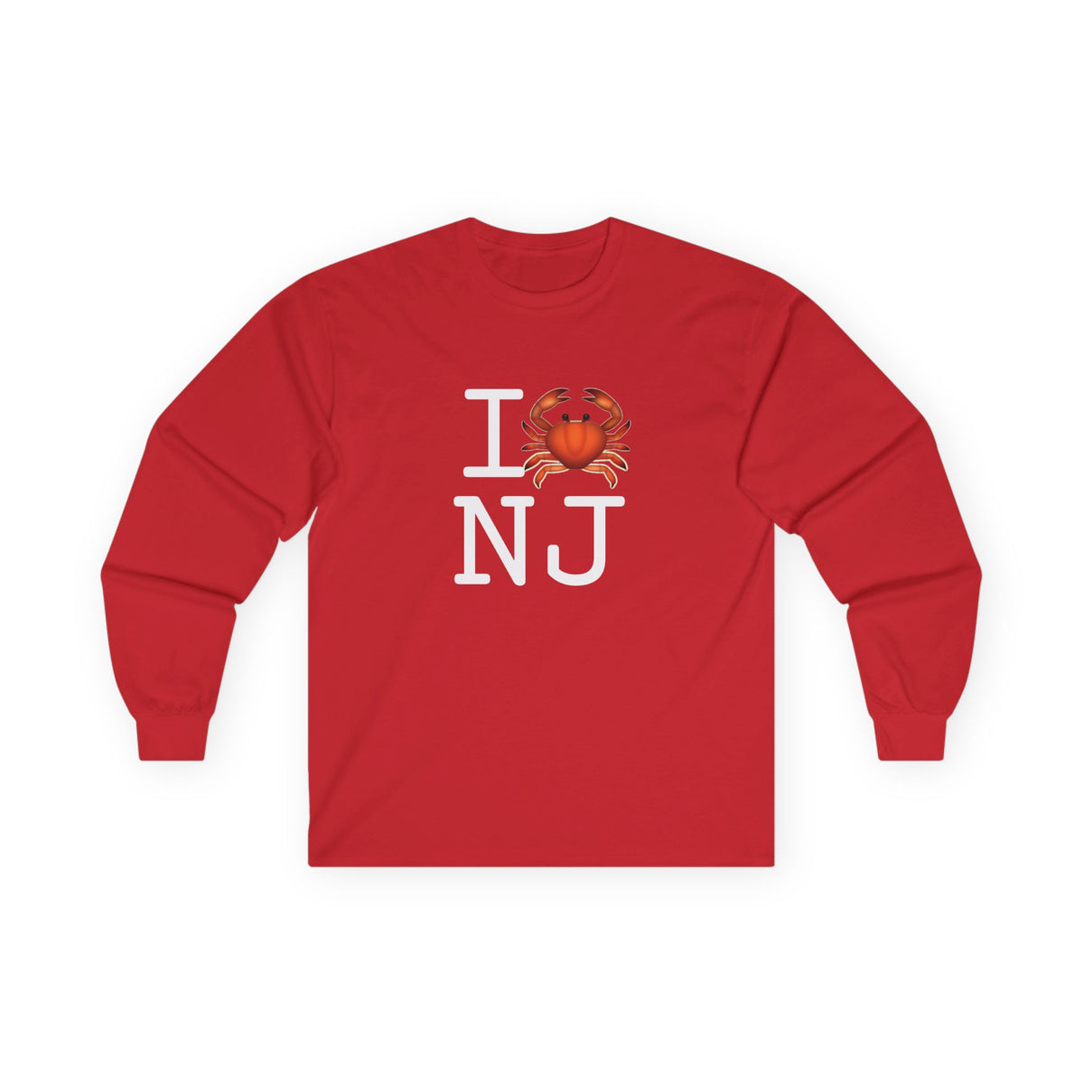 "I Crab New Jersey" Long Sleeve Shirt