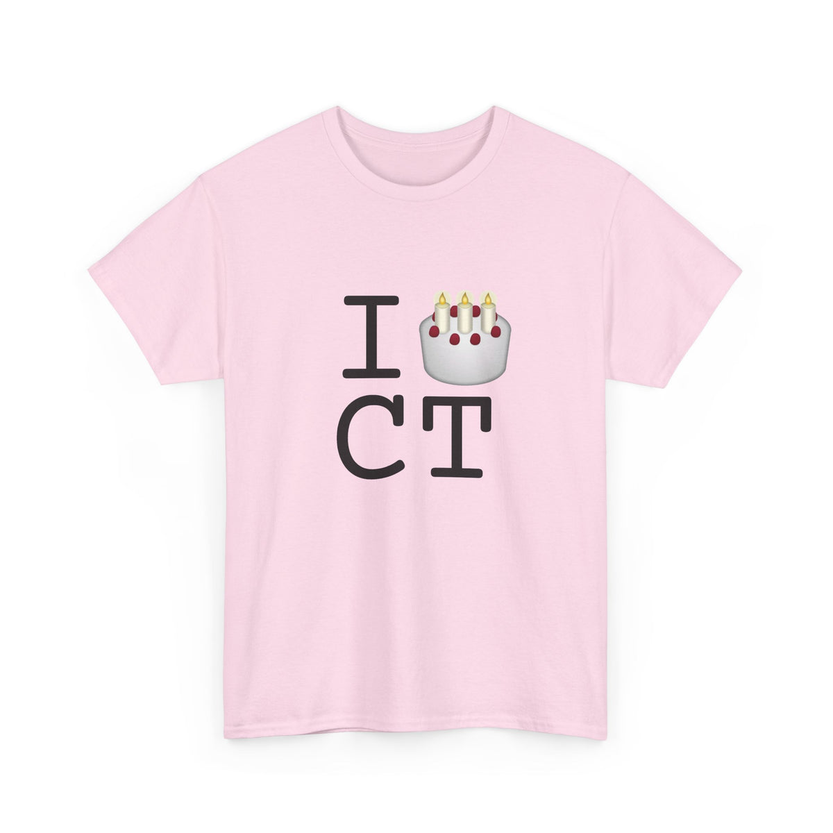 "I Birthday Cake Connecticut" Tee