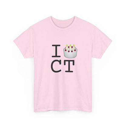 "I Birthday Cake Connecticut" Tee