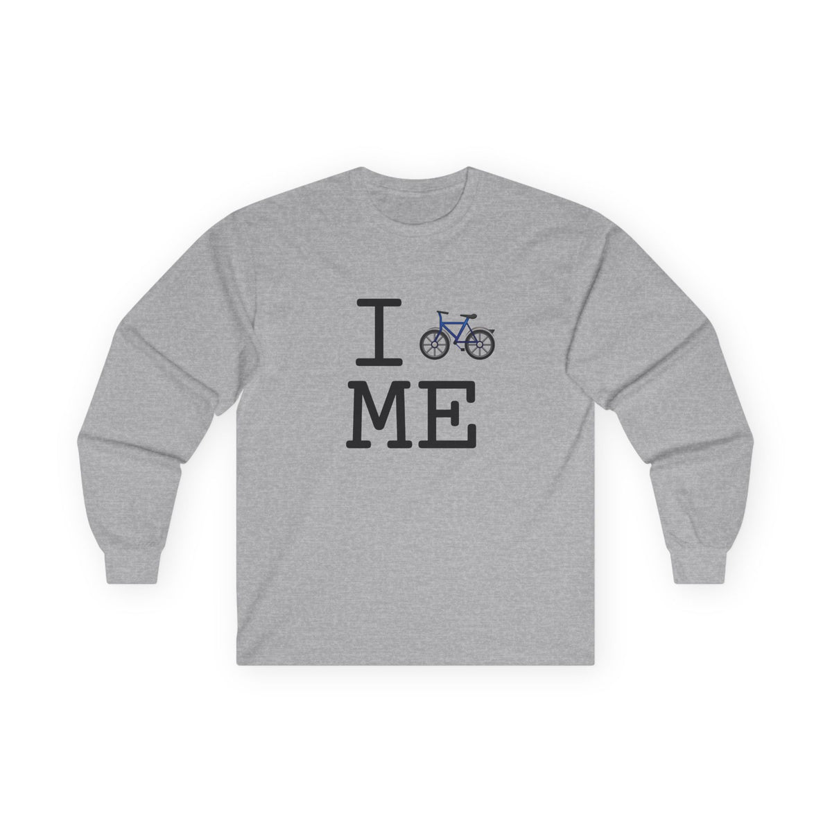 "I Bicycle Maine" Long Sleeve Shirt