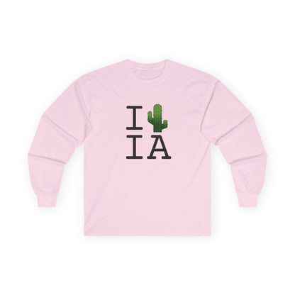 "I Cactus Iowa" Long Sleeve Shirt