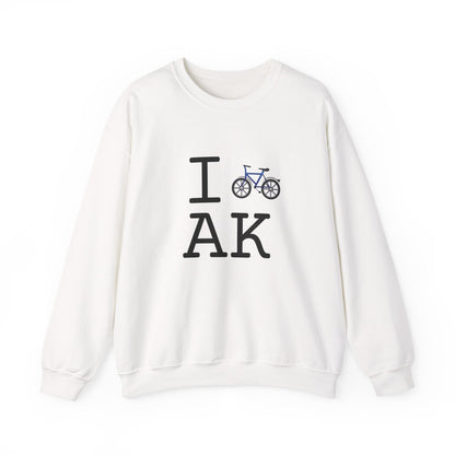 "I Bicycle Alaska" Sweatshirt