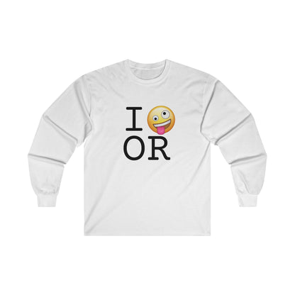 "I'm Crazy about Oregon" Long Sleeve Shirt