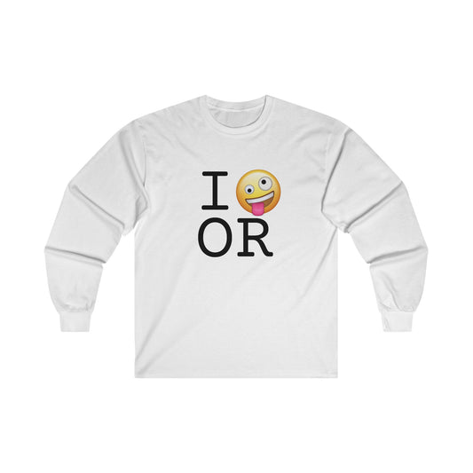 "I'm Crazy about Oregon" Long Sleeve Shirt