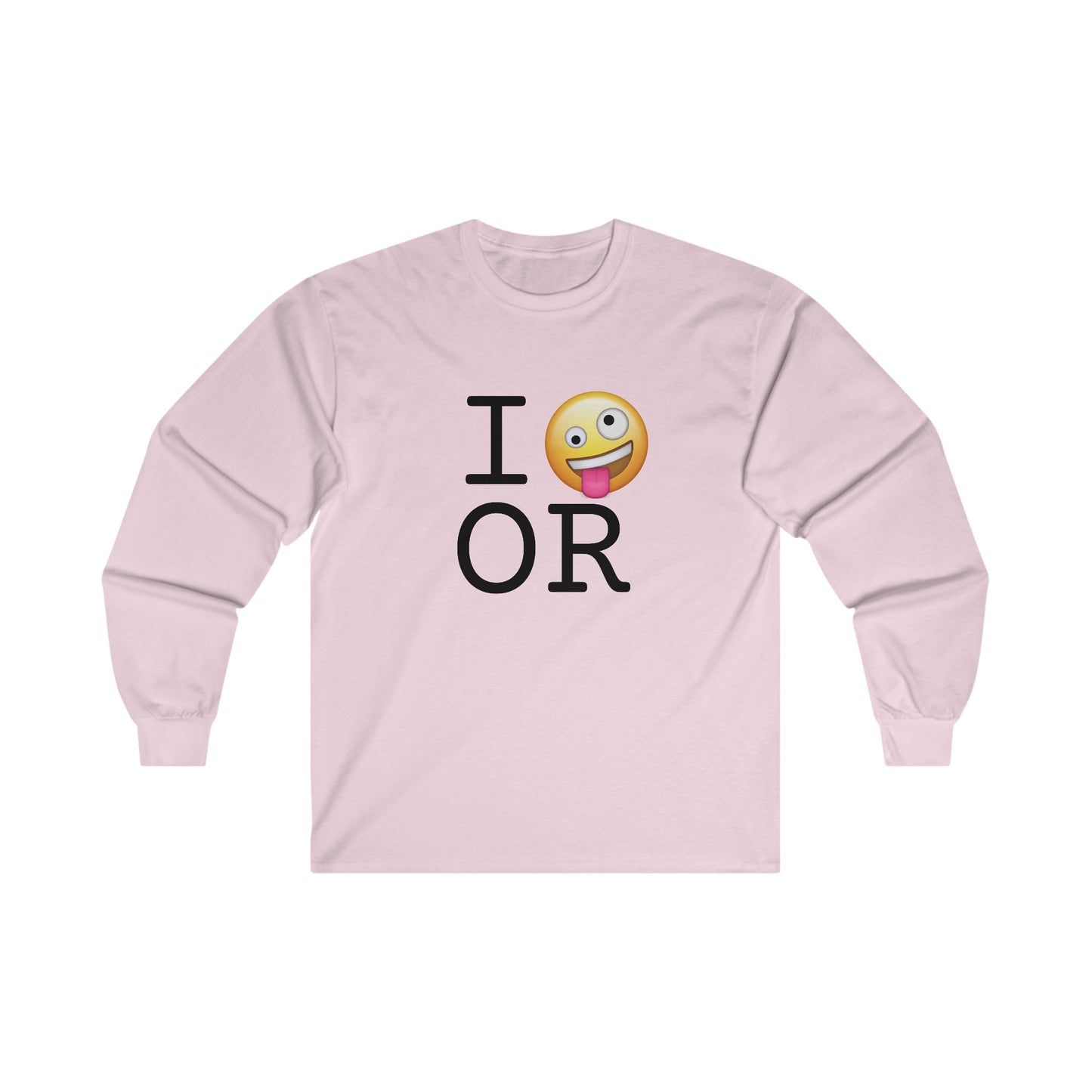 "I'm Crazy about Oregon" Long Sleeve Shirt