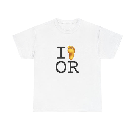 "I Foot Oregon" Tee