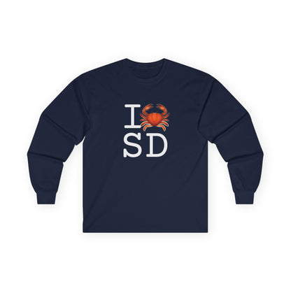 "I Crab South Dakota" Long Sleeve Shirt