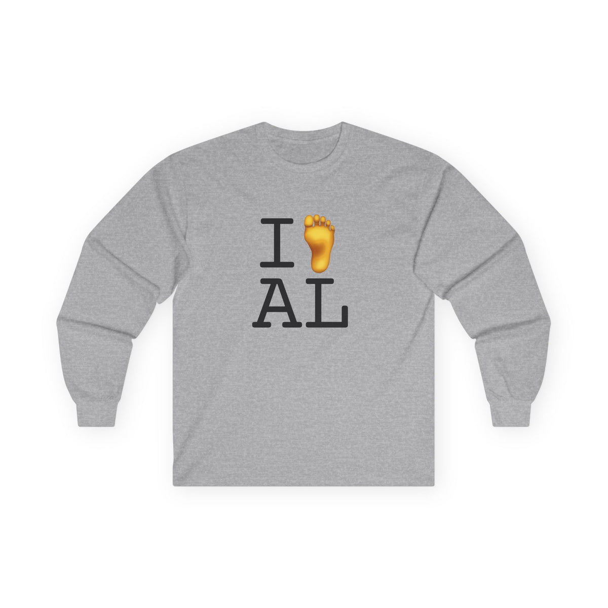 "I Foot Alabama" Long Sleeve Shirt
