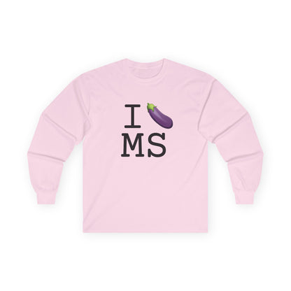 "I Eggplant Mississippi" Long Sleeve Shirt