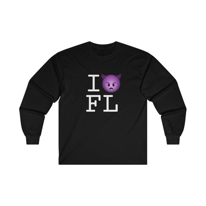 "I'm an Angry Devil about Florida" Long Sleeve Shirt