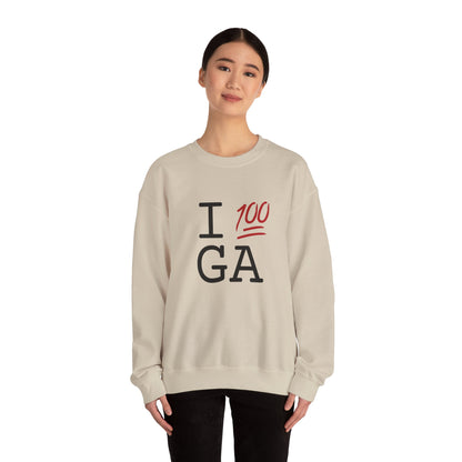 "I Keep it 100 in Georgia" Sweatshirt