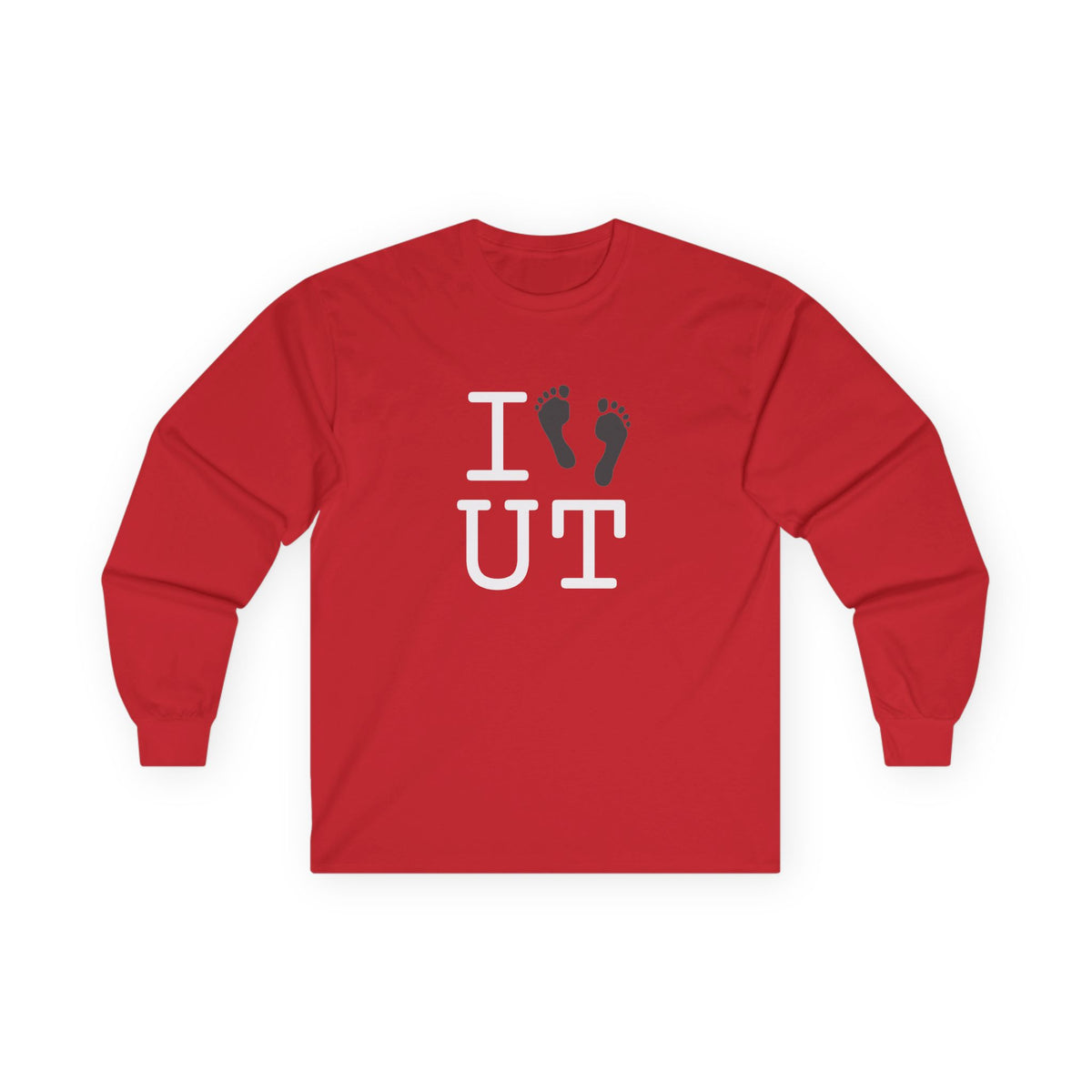 "I leave Footsteps in Utah" Long Sleeve Shirt