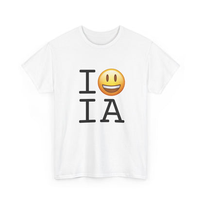 "I'm Happy about Iowa" Tee