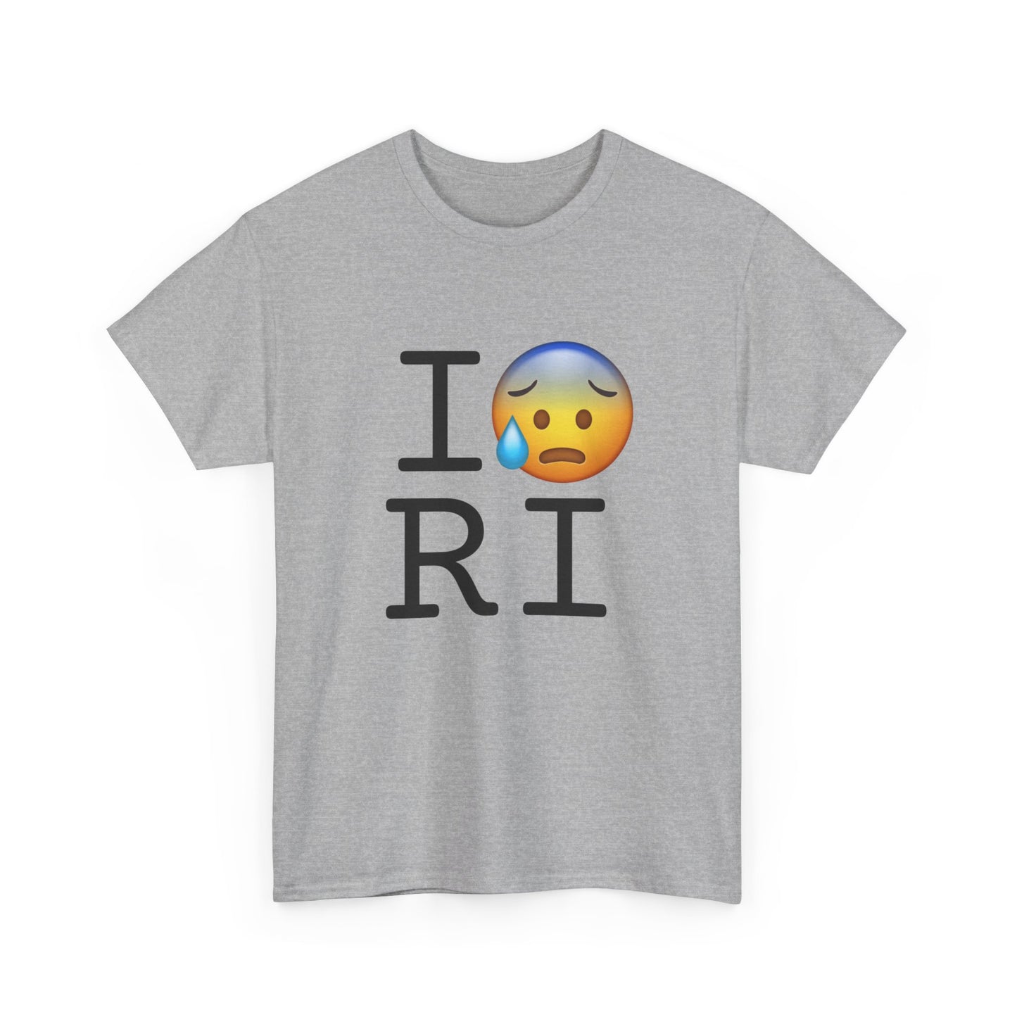 "I'm Anxiously Sweating in Rhode Island" Tee