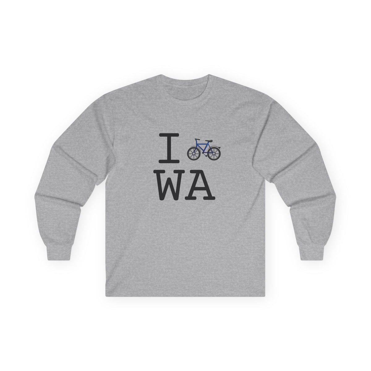 "I Bicycle Washington" Long Sleeve Shirt