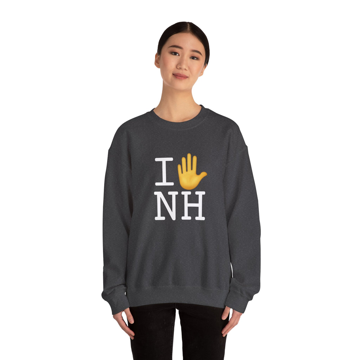 "I Stop (Raised Hand) New Hampshire" Sweatshirt