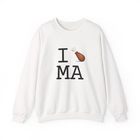 "I Chicken Drumstick Massachusetts" Sweatshirt