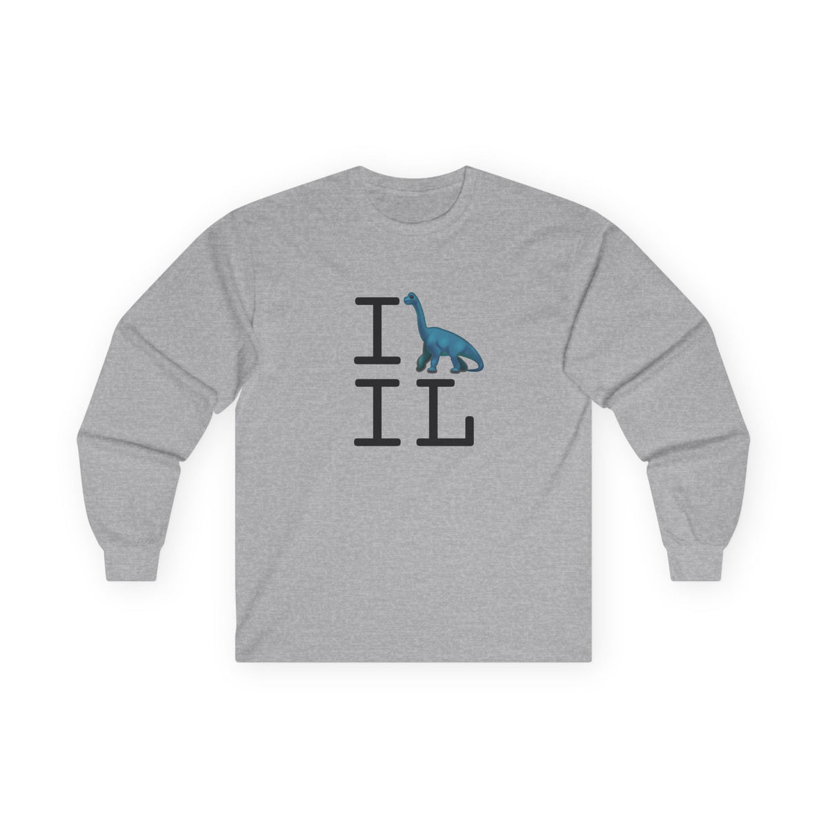 "I'm a Dinosaur in Illinois" Long Sleeve Shirt