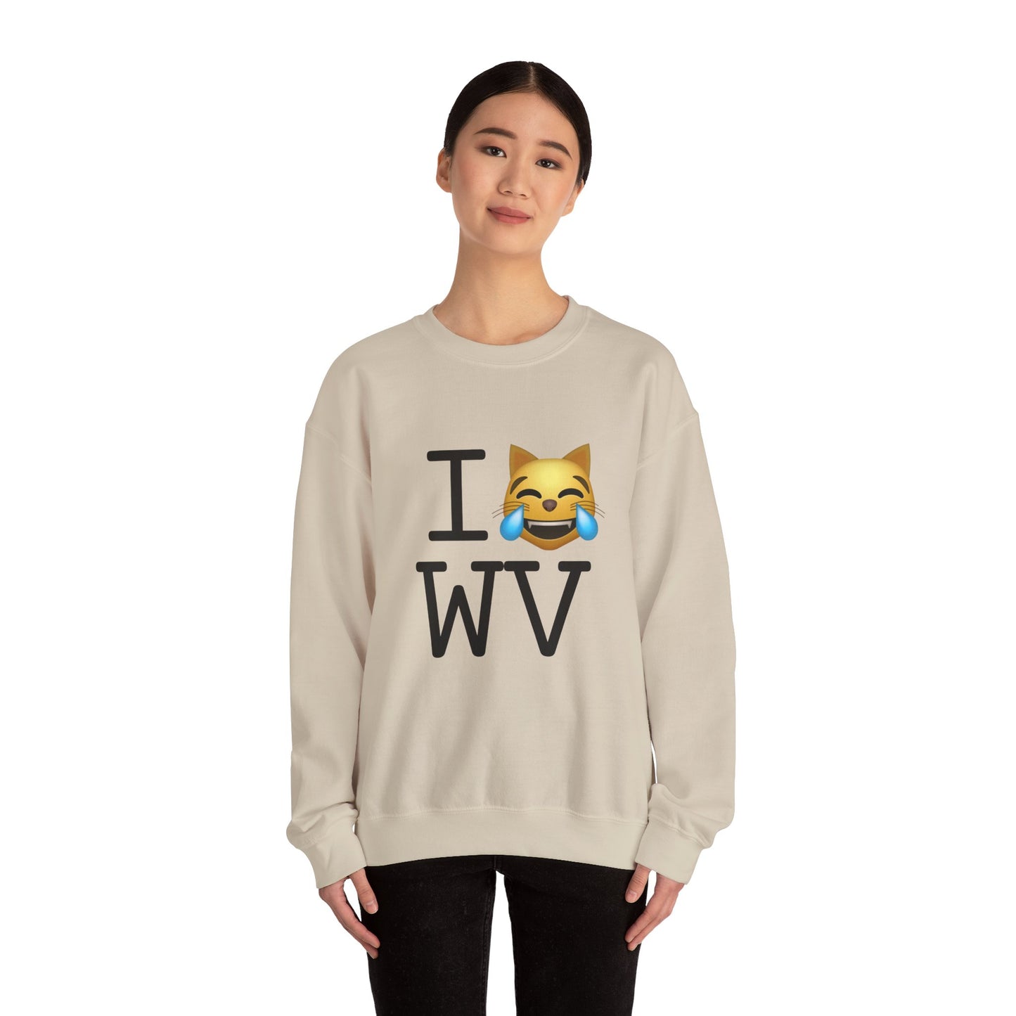 "I'm Laughing like a Cat at West Virginia" Sweatshirt