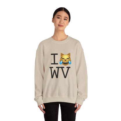 "I'm Laughing like a Cat at West Virginia" Sweatshirt