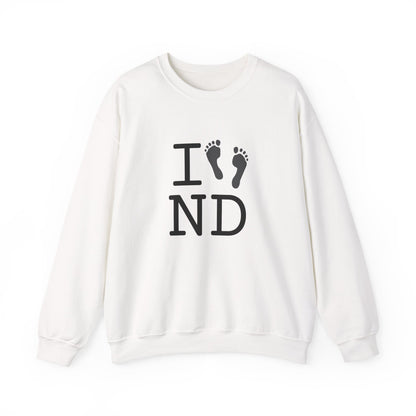 "I leave Footsteps in North Dakota" Sweatshirt