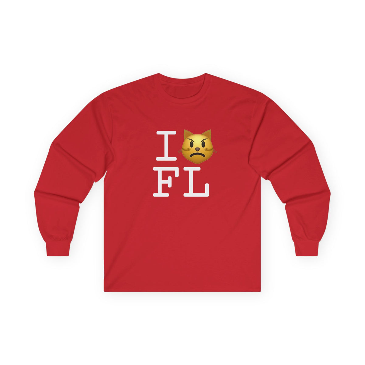 "I'm a Pouting Cat about Florida" Long Sleeve Shirt
