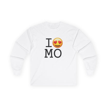"I have Heart Eyes for Missouri" Long Sleeve Shirt