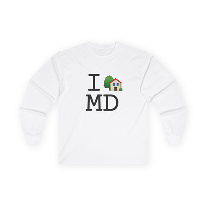 "I'm Home in Maryland" Long Sleeve Shirt