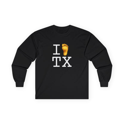 "I Foot Texas" Long Sleeve Shirt