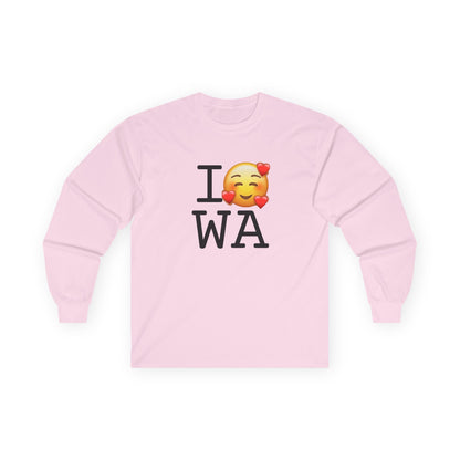 "I Adore Washington" Long Sleeve Shirt
