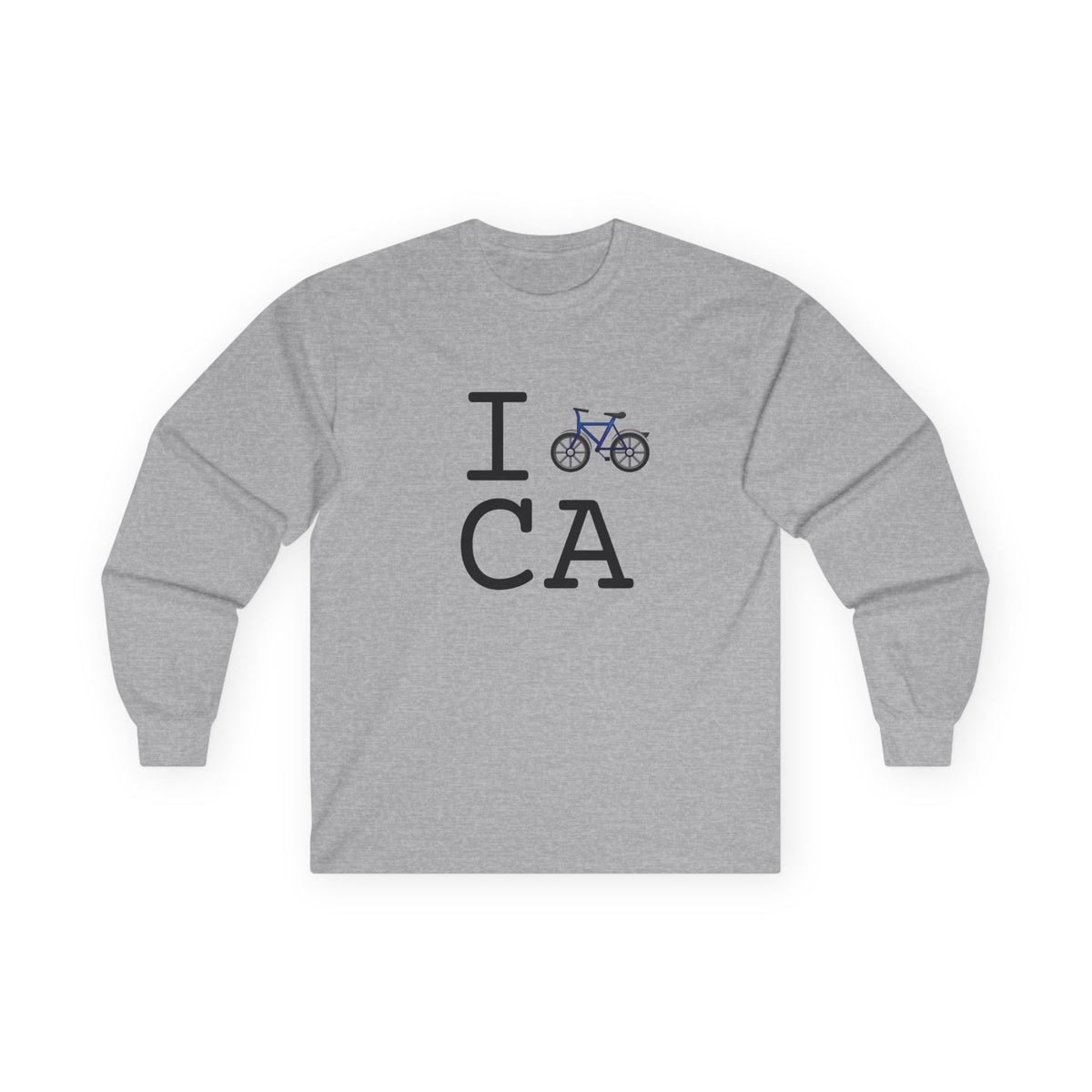"I Bicycle California" Long Sleeve Shirt