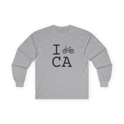"I Bicycle California" Long Sleeve Shirt