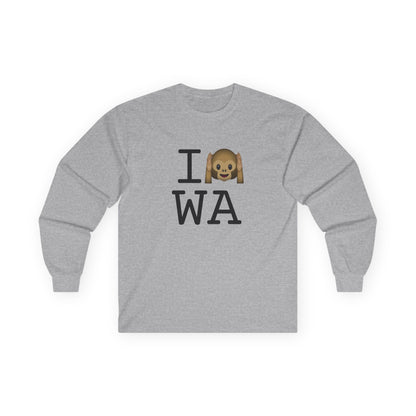 "I Don't Hear Washington" Long Sleeve Shirt