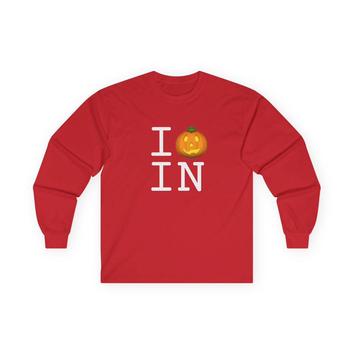 "I Jack-O-Lantern (Pumpkin) Indiana" Long Sleeve Shirt
