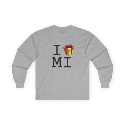 "I Present Michigan" Long Sleeve Shirt