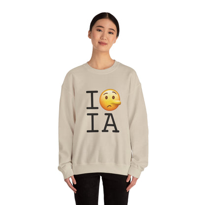 "I Lie about Iowa" Sweatshirt