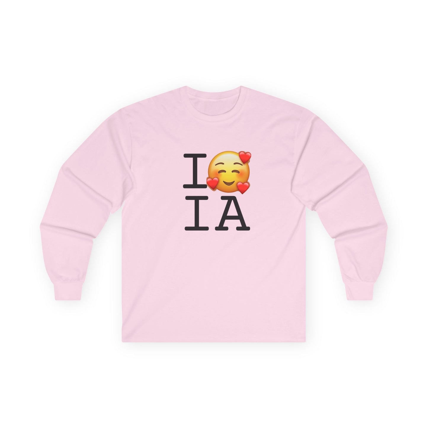 "I Adore Iowa" Long Sleeve Shirt
